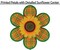 In the Breeze 2659 - 12 Inch Plaid Sunflower Wind Spinner with Leaves - Colorful Flower for your Yard and Garden